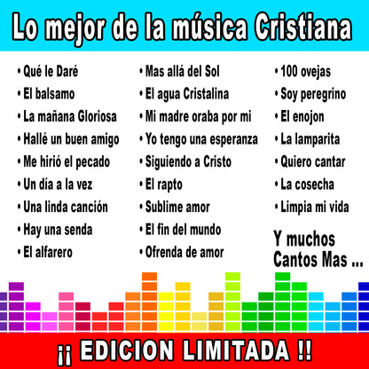 OFERTA BOCINA Y MEMORIA MUSICAL USB - GOSPEL MUSICA CRISTIANA